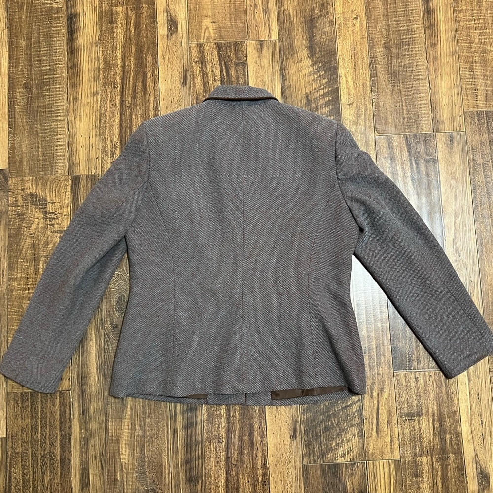 Blue/Brown Le Suit Blazer Jacket - Picture 3 of 4